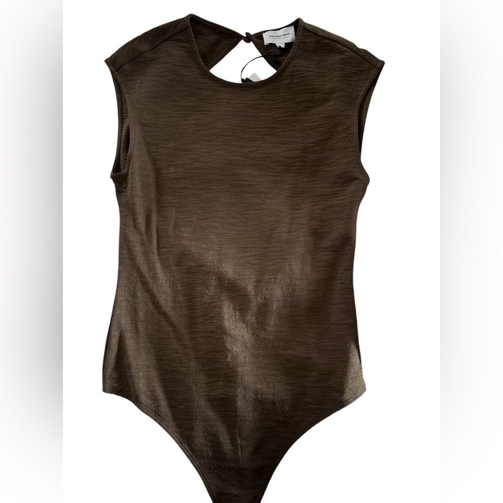 Who What Wear Olive Green Bodysuit